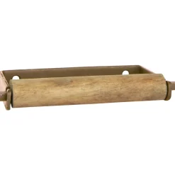 New ALTUM Toilettenpapierhalter Holzrolle