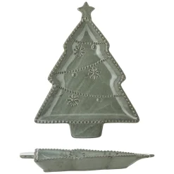 Online Bloomingville Alder Servierplatte Tannenbaum, Steingut