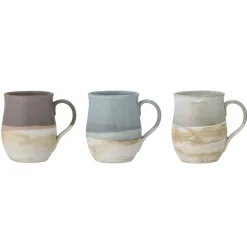 Sale Bloomingville Ash Becher aus Steingut 3er