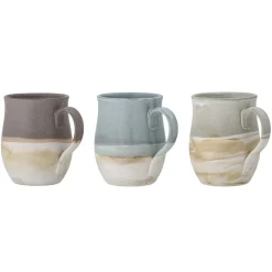 Sale Bloomingville Ash Becher aus Steingut 3er