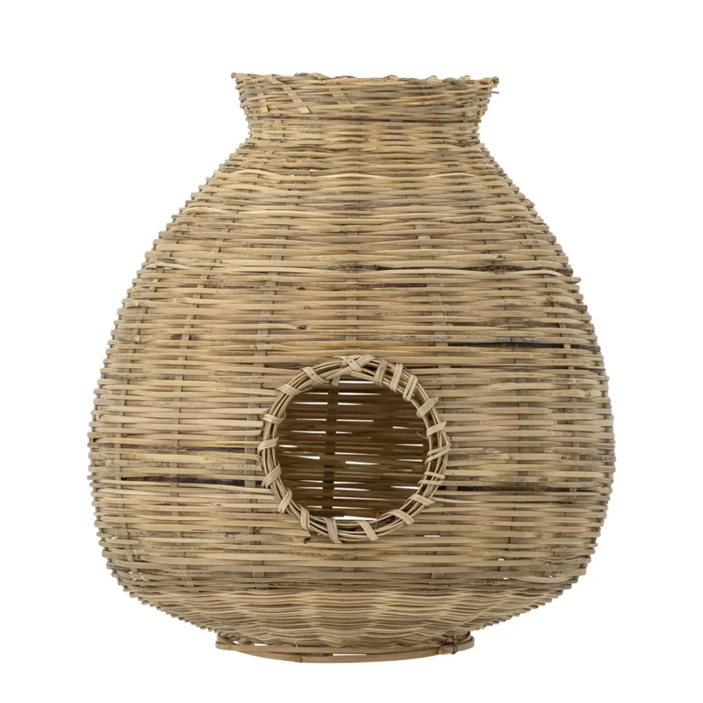 Bloomingville Bambus Laterne Ottine mit Glas