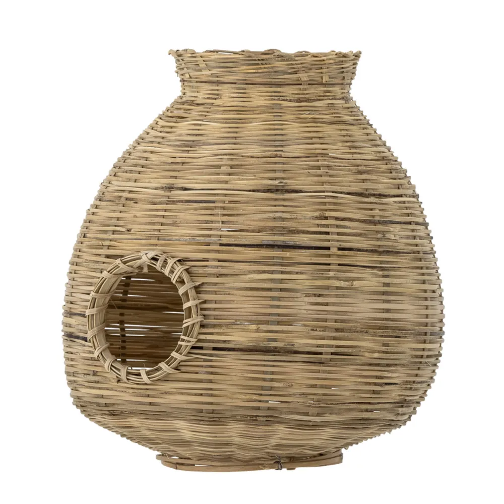 Bloomingville Bambus Laterne Ottine mit Glas