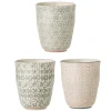Outlet Bloomingville Cécile Becher, Rose, Steingut 3er-Set