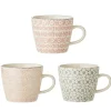 Clearance Bloomingville Cécile Tasse groß, Rose, Steingut 3er-Set