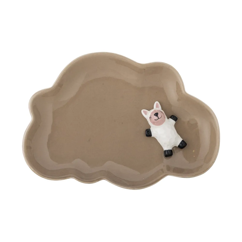 New Bloomingville Dolly Kinder Teller aus Steingut