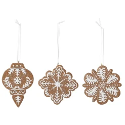 Hot Bloomingville 3er Set Ornament Pearl Lebkuchenoptik