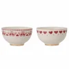 Outlet Bloomingville 2er Set Schüssel Jolly mit Muster