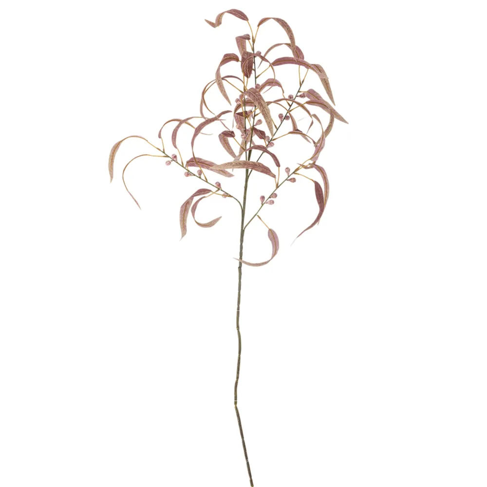 Outlet Bloomingville Eucalyptus Stiel, Rot, Kunstpflanze