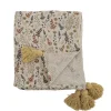 New Bloomingville Filipa Decke, Recycelte Baumwolle