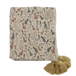 New Bloomingville Filipa Decke, Recycelte Baumwolle