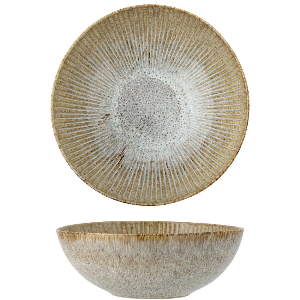 Online Bloomingville Fleur Schale, Natur, Steingut