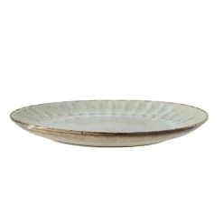Clearance Bloomingville Fleur Teller groß, Natur, Steingut