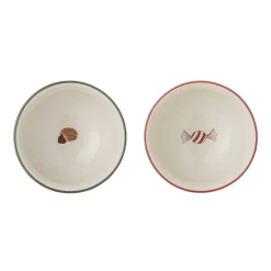 Outlet Bloomingville Jolly Schalen, Weihnachten, 2er Set