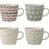 Sale Bloomingville Karine Becher mit Henkel 4er, Steingut