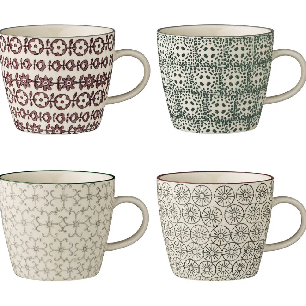Sale Bloomingville Karine Becher mit Henkel 4er, Steingut