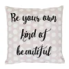Bloomingville Kissen Phrase aus Baumwolle