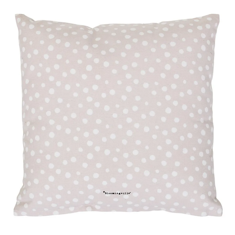 Bloomingville Kissen Phrase aus Baumwolle