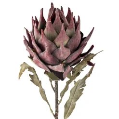 New Bloomingville Kunstblume Protea Stiel, Violett