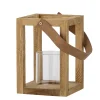 Best Bloomingville Laterne mit Glas Lyra, Kiefer