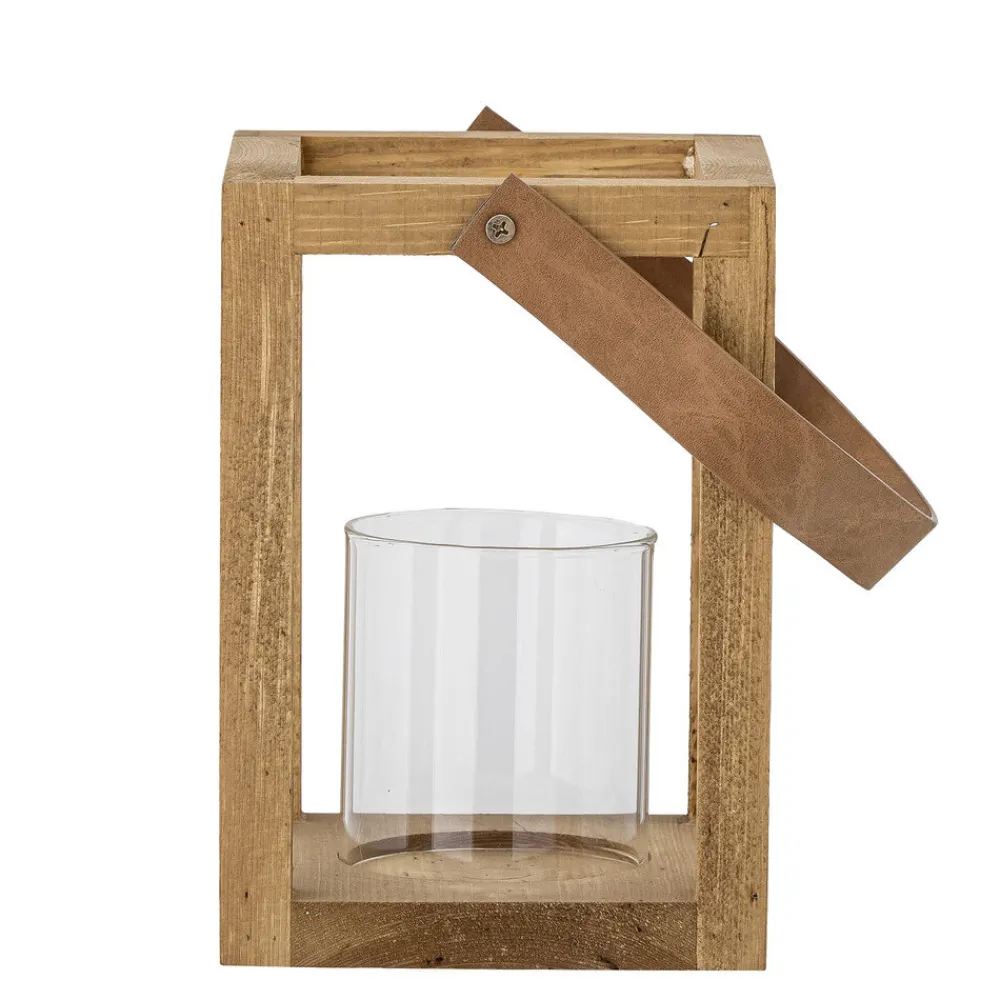 Best Bloomingville Laterne mit Glas Lyra, Kiefer