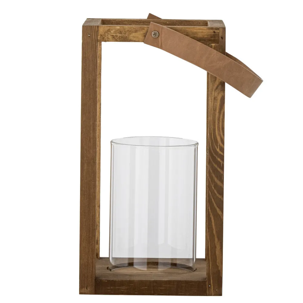 Best Bloomingville Laterne mit Glas Lyra, Kiefer
