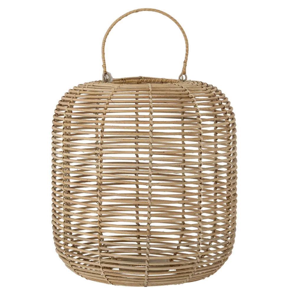 New Bloomingville Laterne Nei mit Glas, Rattan