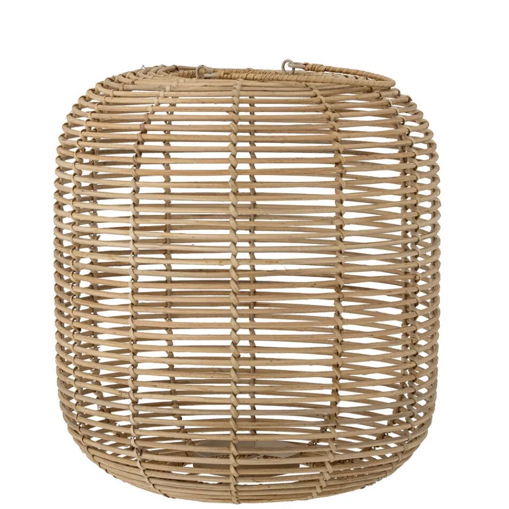 New Bloomingville Laterne Nei mit Glas, Rattan