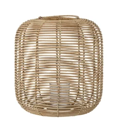 New Bloomingville Laterne Nei mit Glas, Rattan