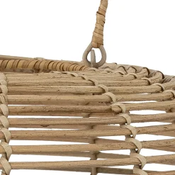 New Bloomingville Laterne Nei mit Glas, Rattan