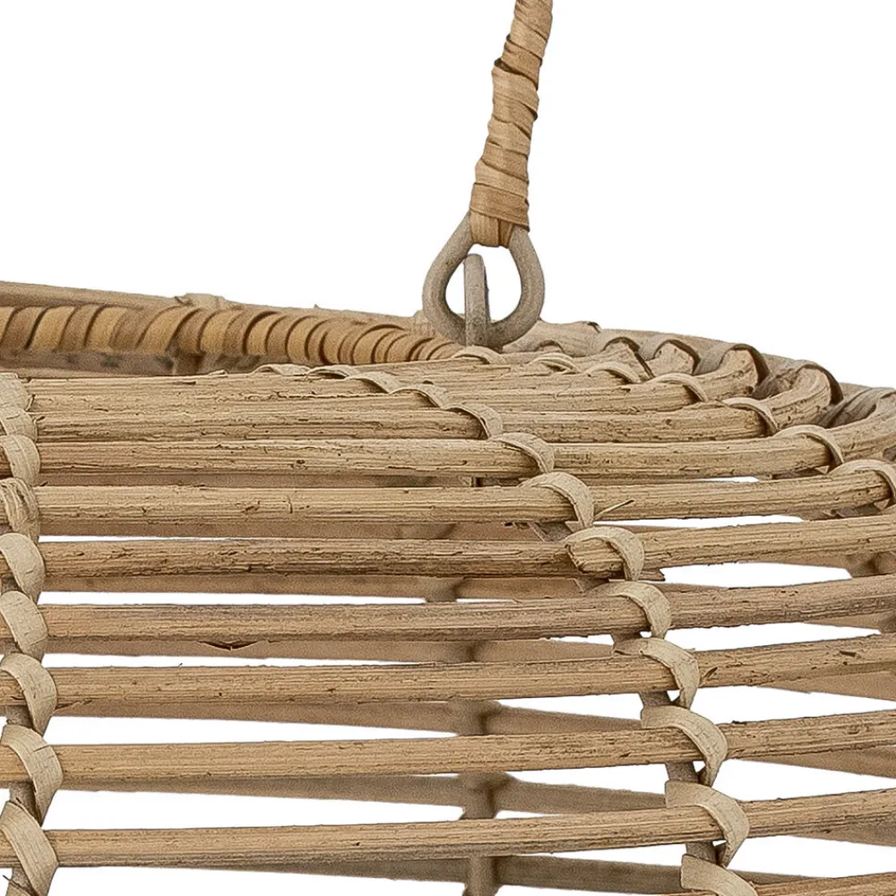 New Bloomingville Laterne Nei mit Glas, Rattan