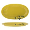 Clearance Bloomingville Limone Servierplatte, Gelb, Steingut