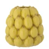 Hot Bloomingville Limone Vase, Gelb, Steingut