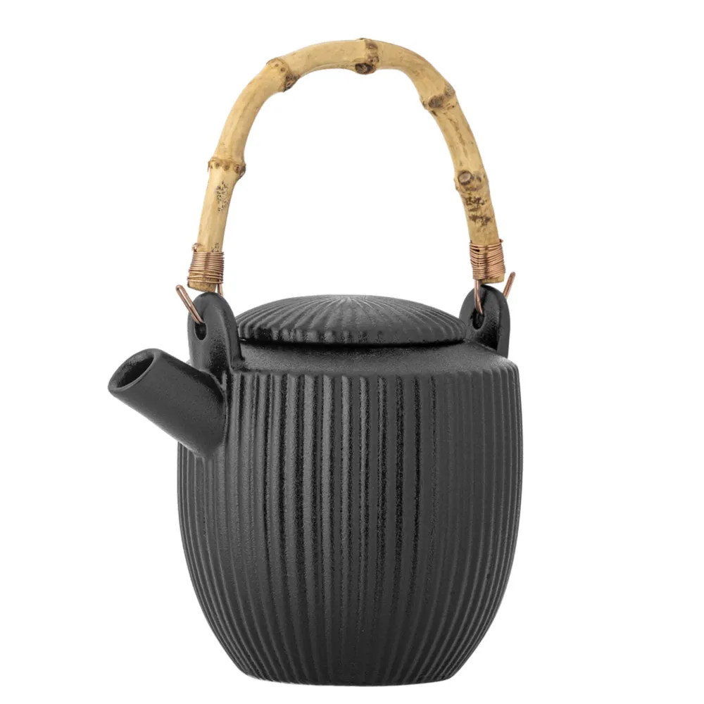 Clearance Bloomingville Neri Teekanne aus Steingut