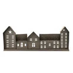 Sale Bloomingville Noeli Teelichthalter Häuserfront Metall