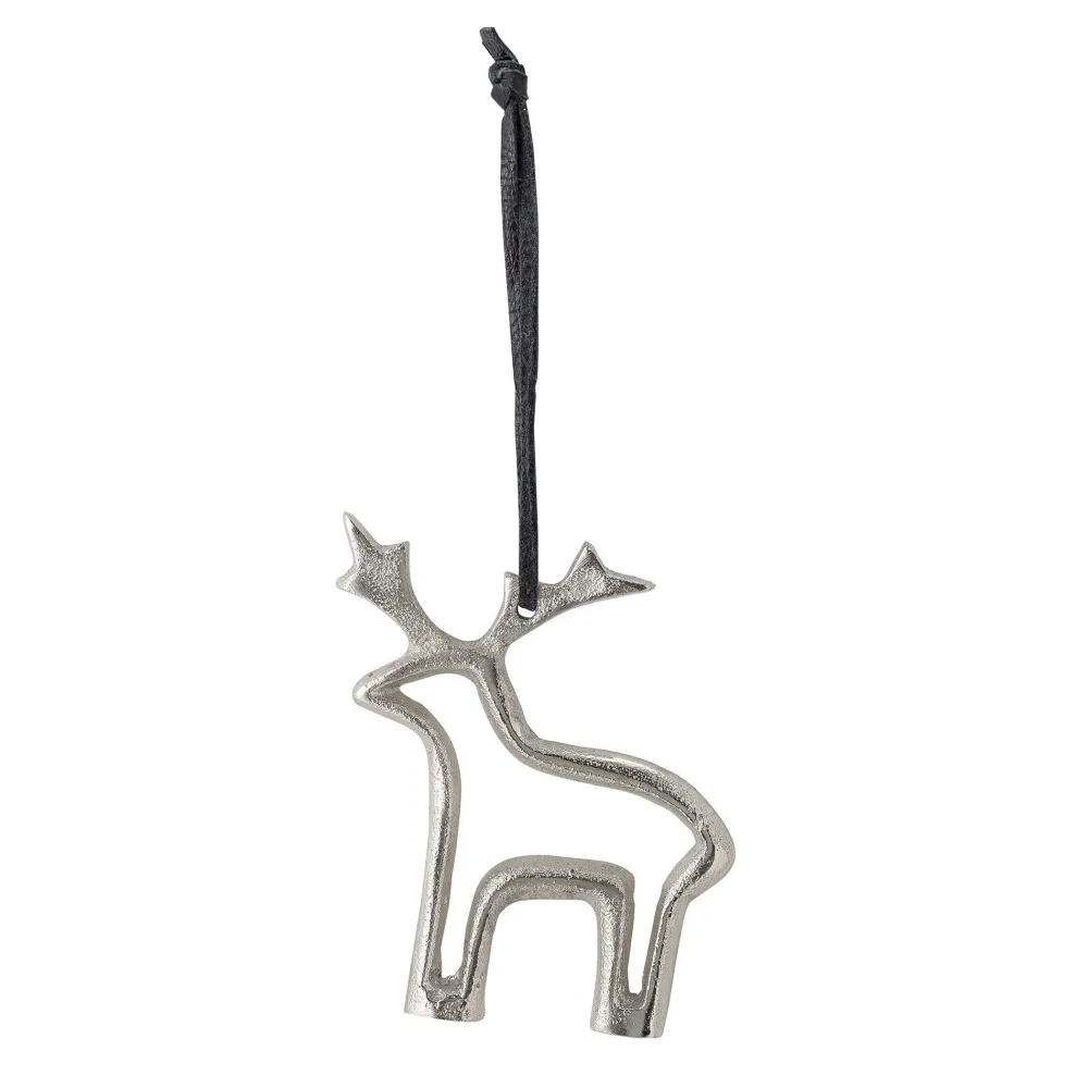 Discount Bloomingville Ornament Elch Rooni aus Aluminium