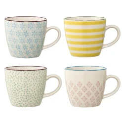 Bloomingville Patrizia Tasse, 4er, Steingut