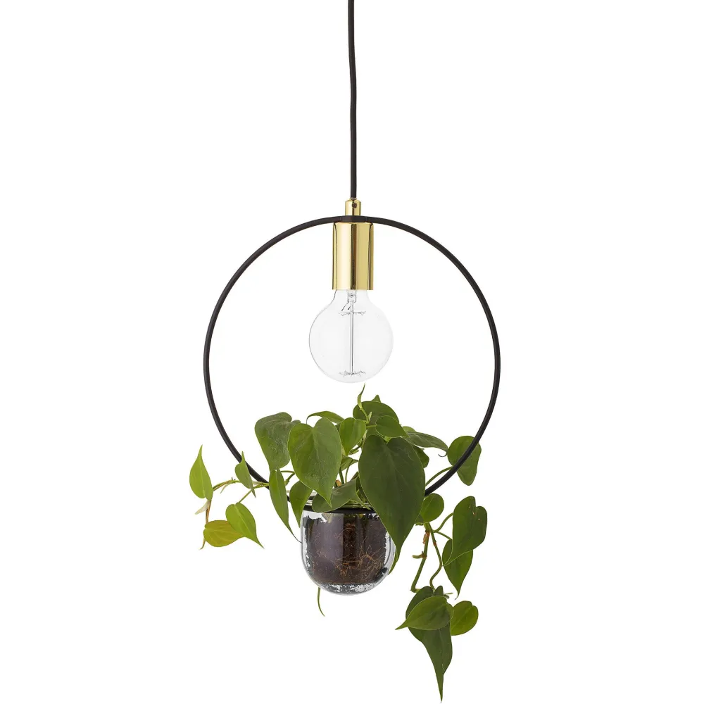 Discount Bloomingville Pendellampe Caralina mit Blumentopf