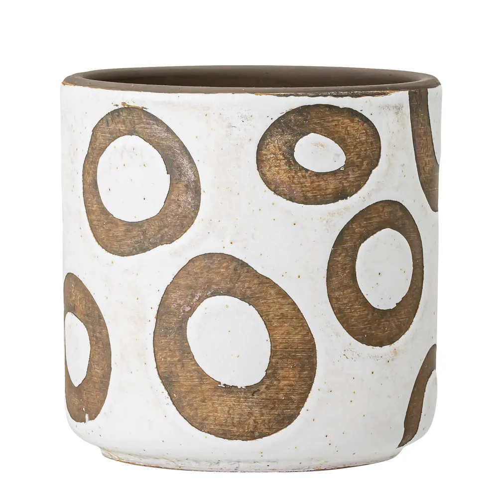 Online Bloomingville Pflanztopf Avo weiss aus Terrakotta