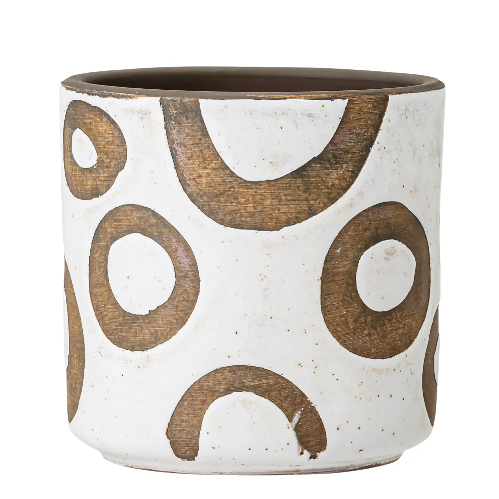 Online Bloomingville Pflanztopf Avo weiss aus Terrakotta