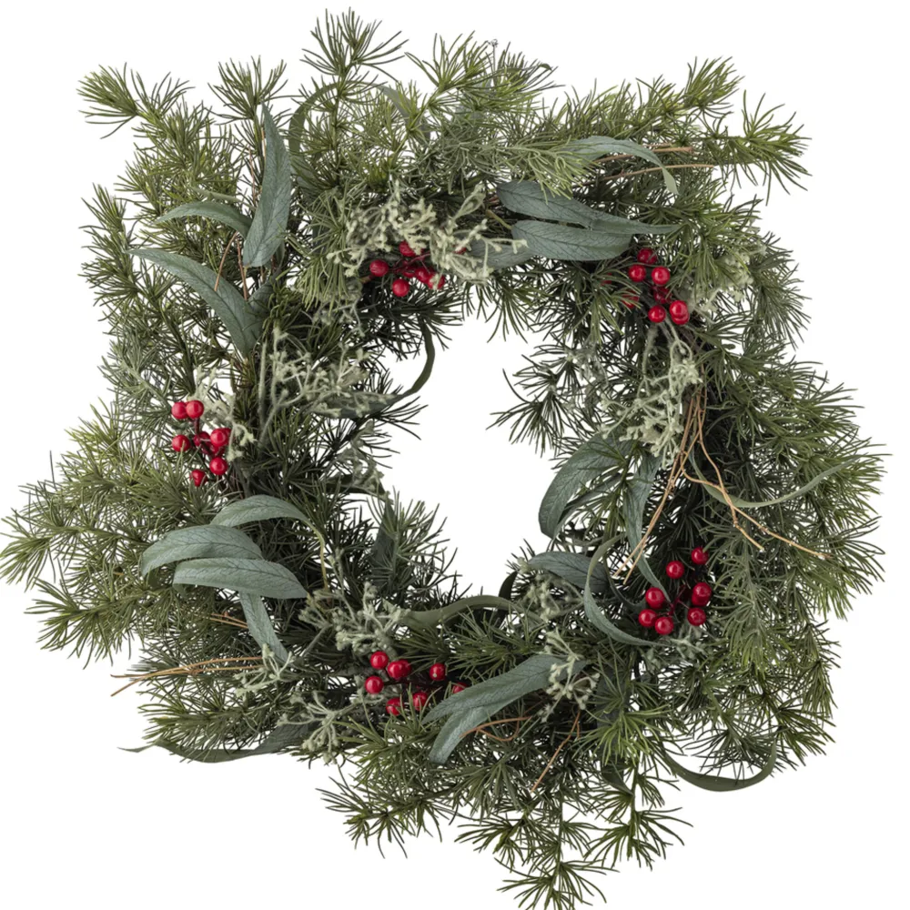 Discount Bloomingville Pine Kranz, Künstlicher Weihnachtskranz