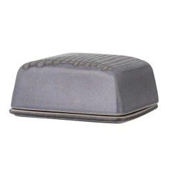 Clearance Bloomingville Raben Butterdose, Grau, Steingut
