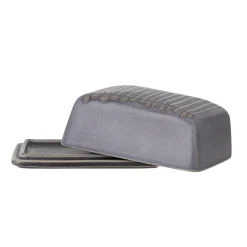 Clearance Bloomingville Raben Butterdose, Grau, Steingut