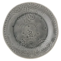 Clearance Bloomingville Rani Essteller, Grau, Steingut