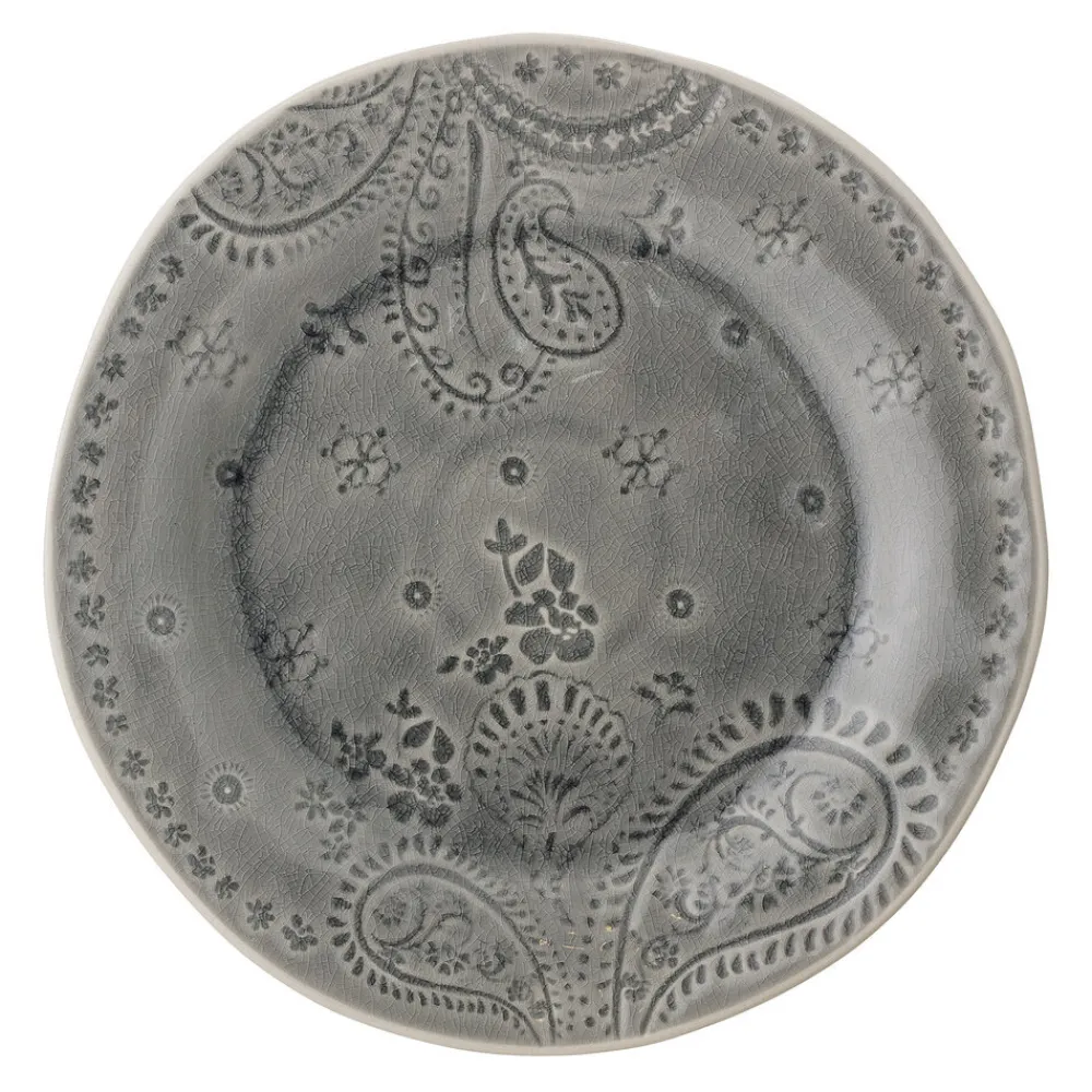 Clearance Bloomingville Rani Essteller, Grau, Steingut