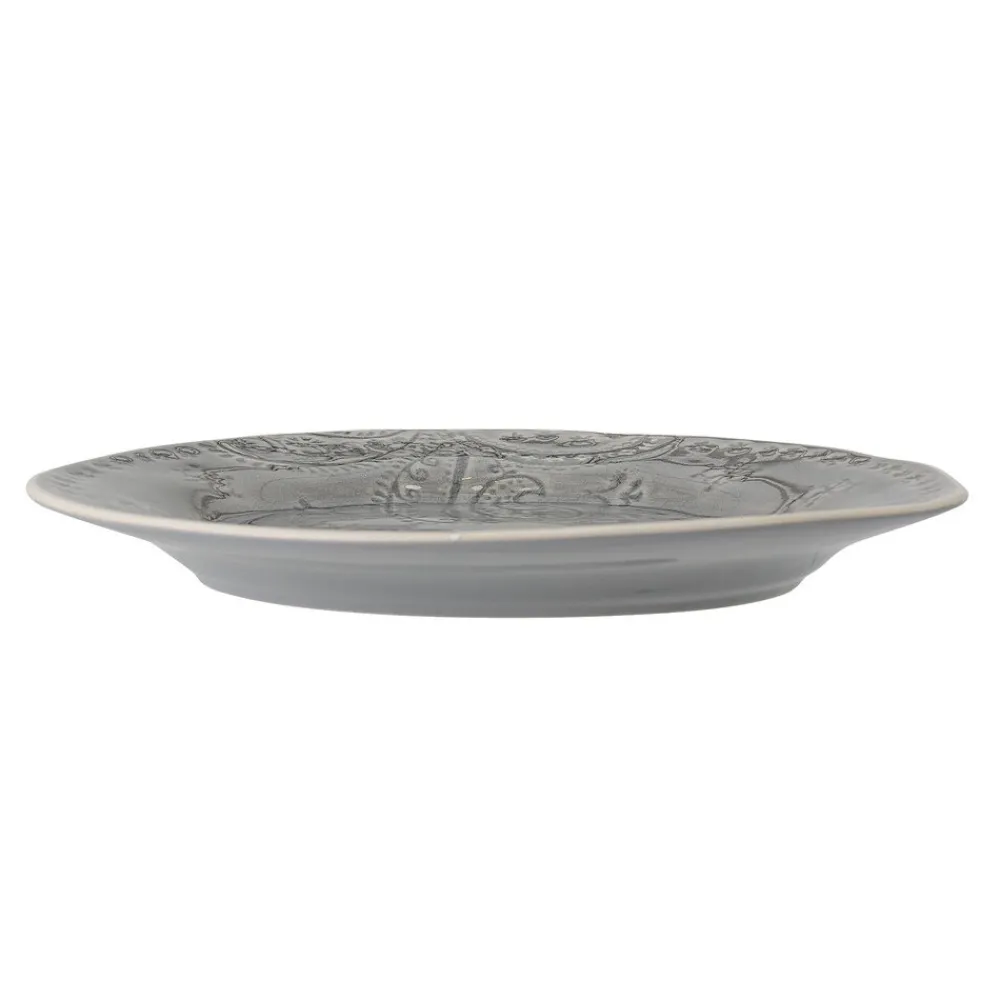 Clearance Bloomingville Rani Essteller, Grau, Steingut