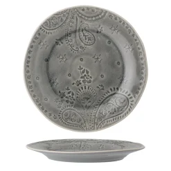 Clearance Bloomingville Rani Essteller, Grau, Steingut