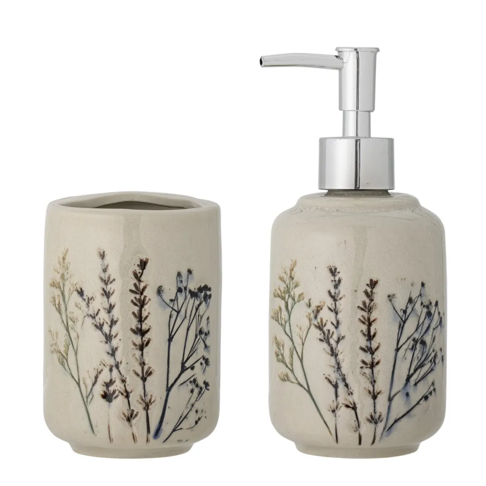 Online Bloomingville Seifenspender-Set Bea aus Steingut