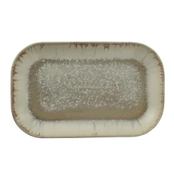 Online Bloomingville Servierplatte Heather braun, Steingut