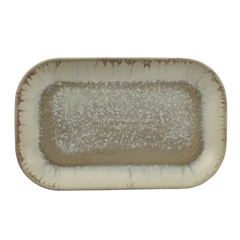 Online Bloomingville Servierplatte Heather braun, Steingut