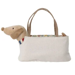 Clearance Bloomingville Soft Toy Hund mit Tasche Hilena